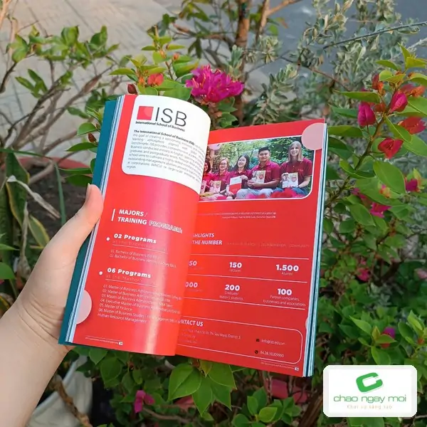 Trang nội dung cuốn sách ISB in màu sắc nét