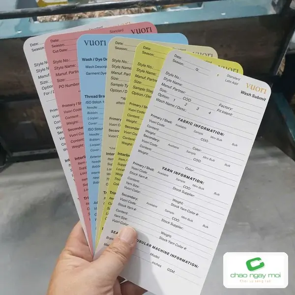 Bộ thẻ in kỹ thuật số nhiều màu, ứng dụng của in số lượng nhỏ và thay đổi dữ liệu